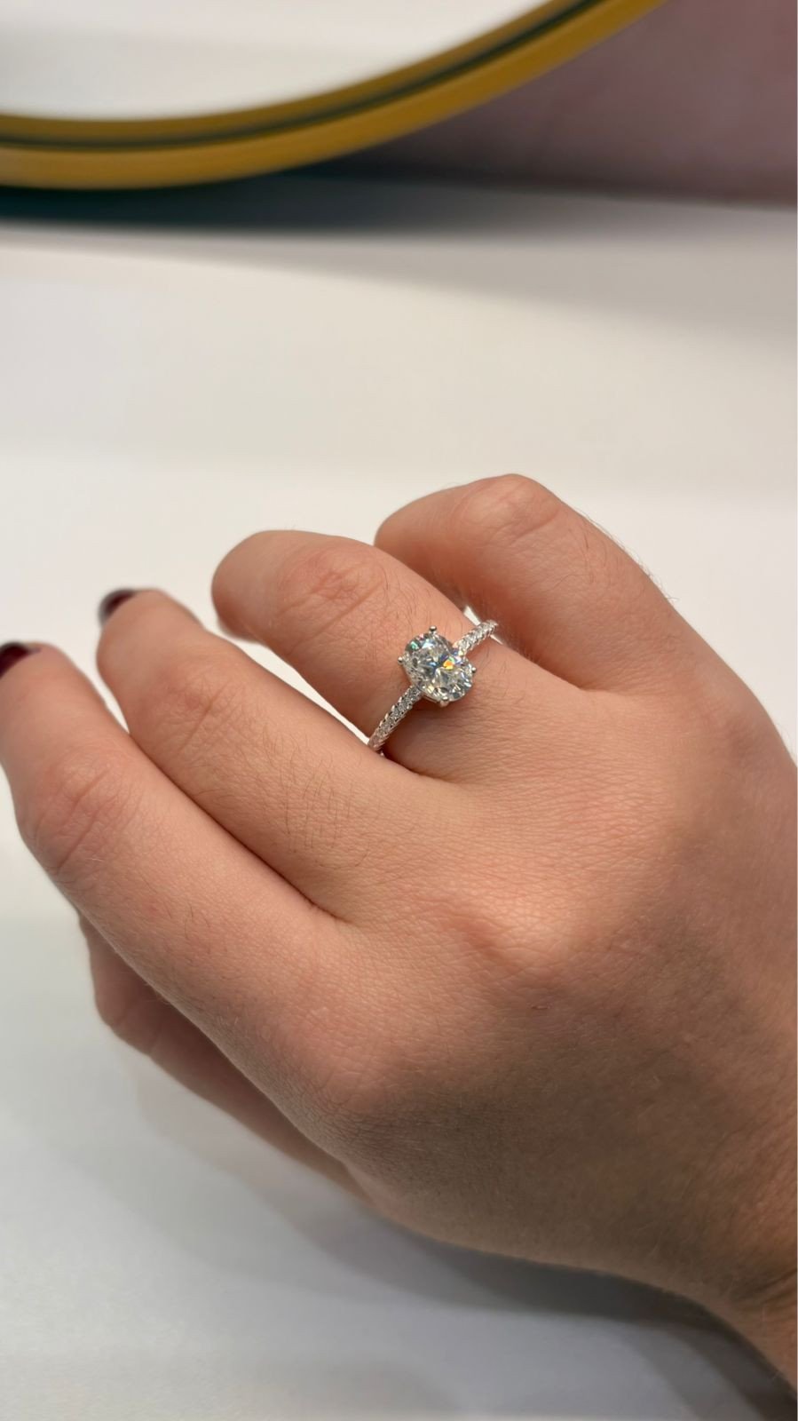 Anel Moissanite 