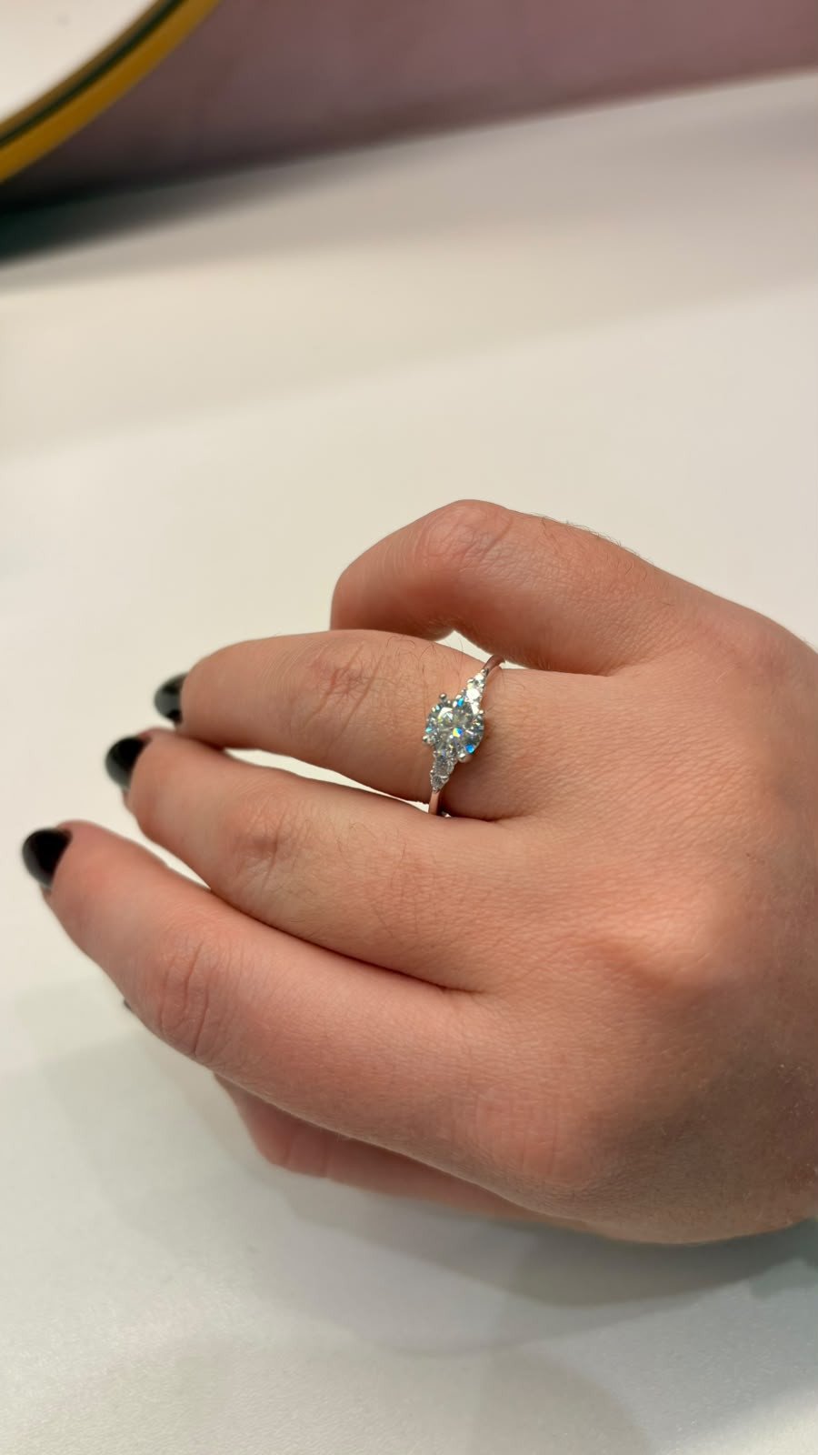 Anel Moissanite