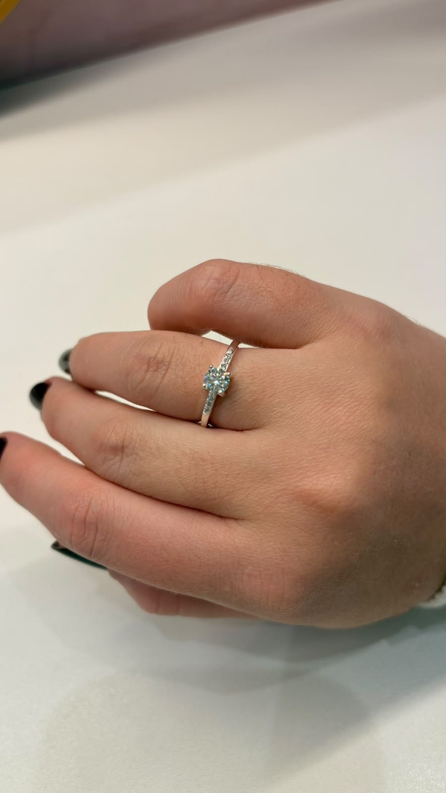 Anel Moissanite 