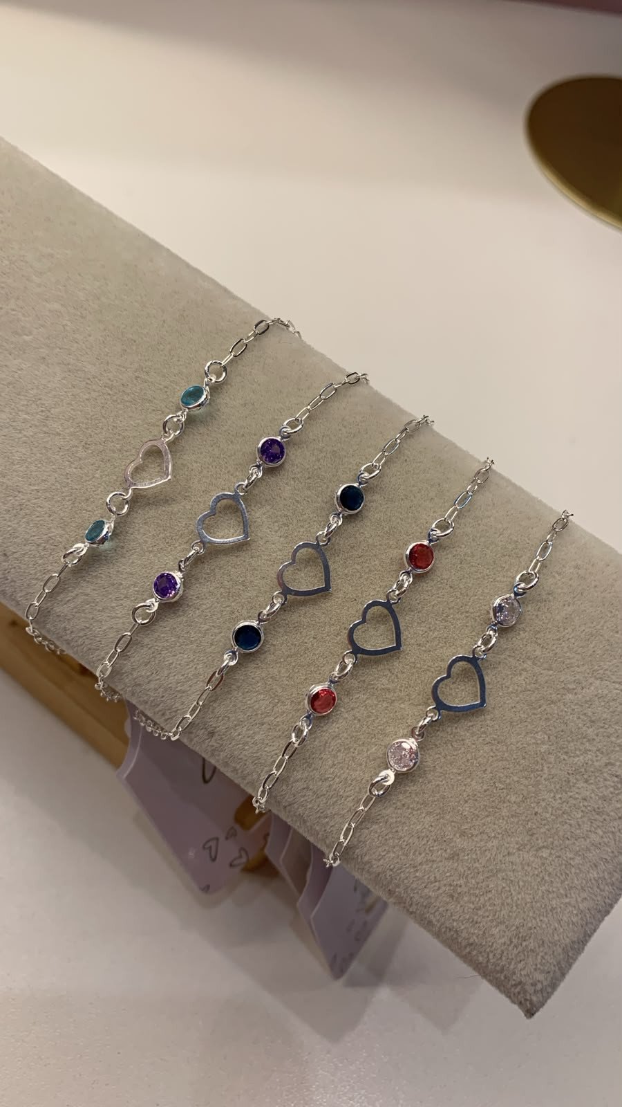  Pulseira coração 