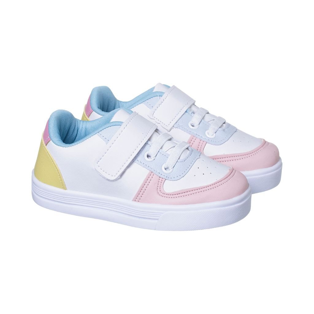 020.003.0078 -  Tenis Infantil Menina Casual Up Calce facil Colorido