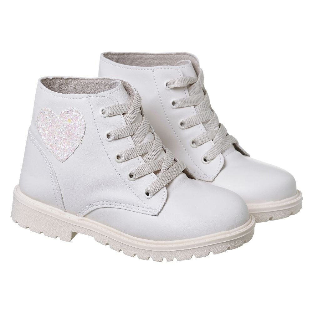 030.005.0249 - Coturno Infantil Juvenil Feminino Blogueria Off White