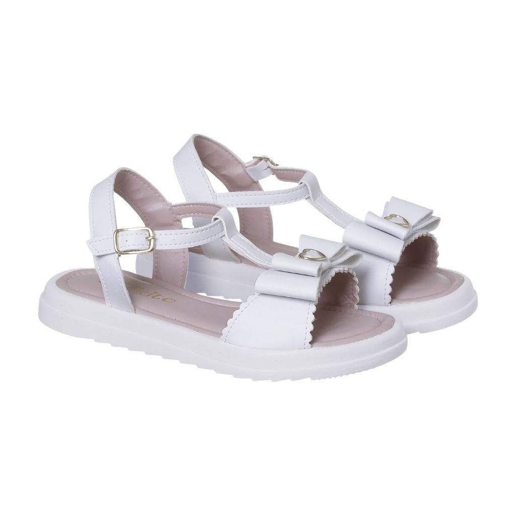 021.003.0001 - Sandália Flatform Laço Branco