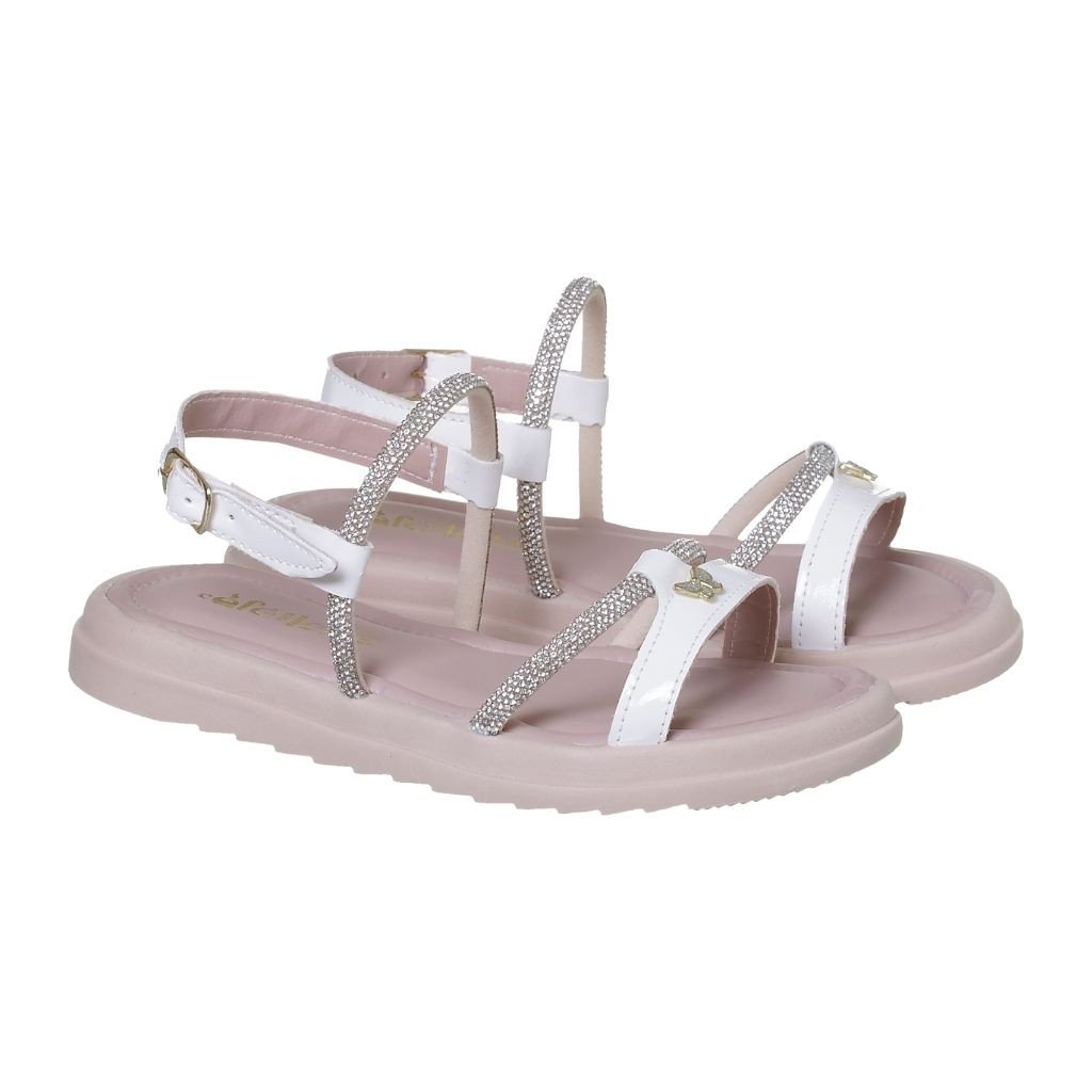 021.005.0001 - Sandália Flatform Delicada Borboleta Branco