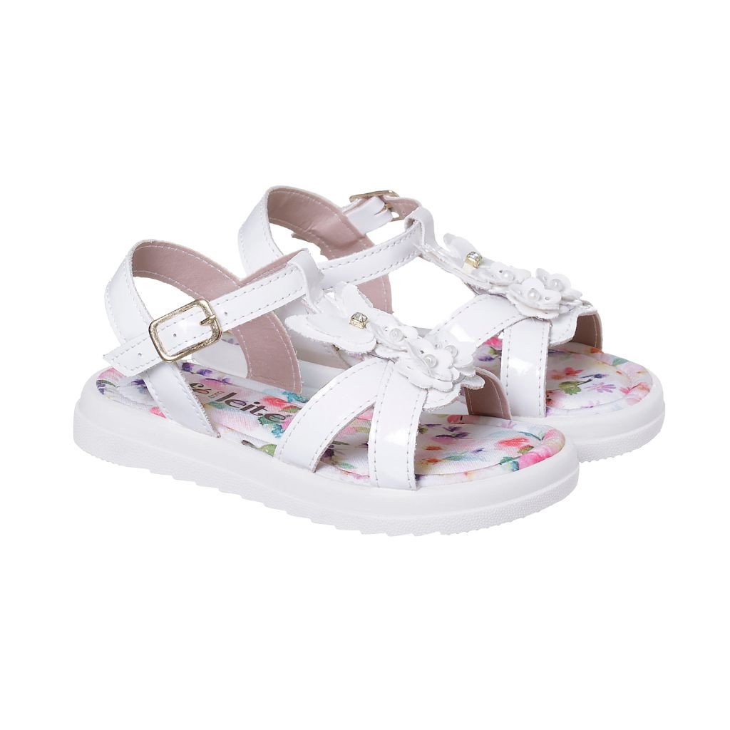 021.006.0001 - Sandália Flatform Delicada Branco