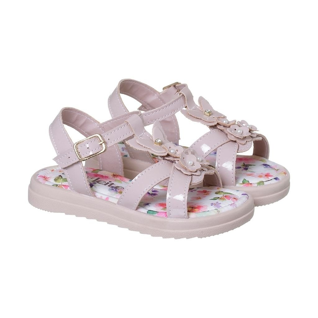 021.006.0062 - Sandália Flatform Delicada Nude/Rosado