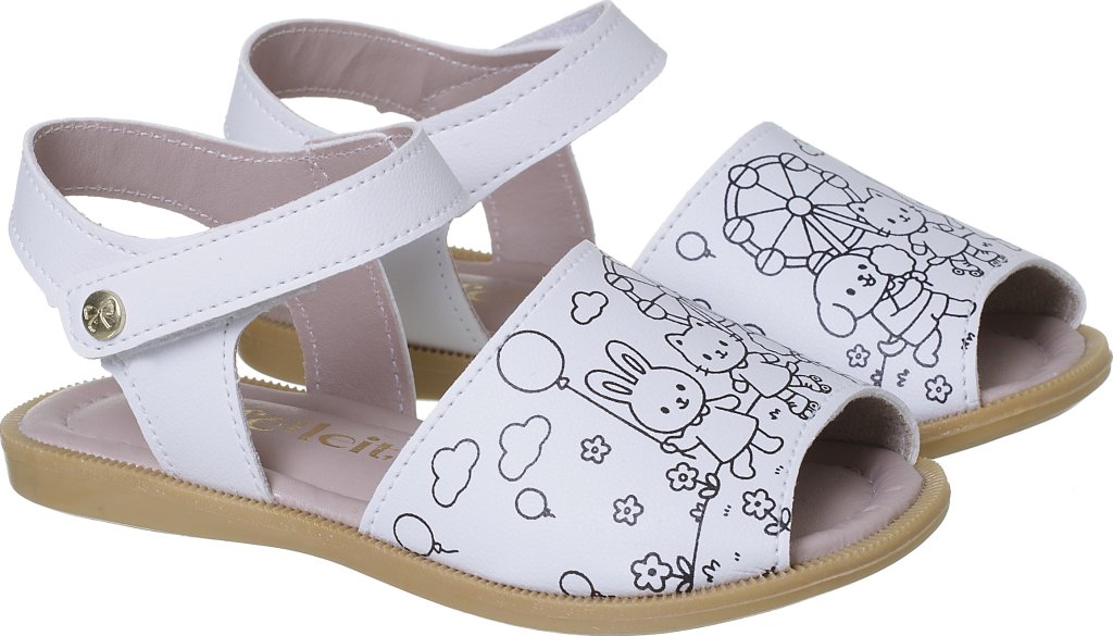 036.104.0001- Sandália Café Goods para Pintar.