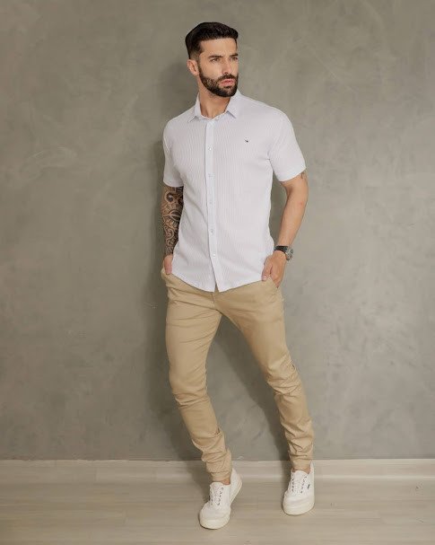 CAMISA URBAN STRETCH BRANCA