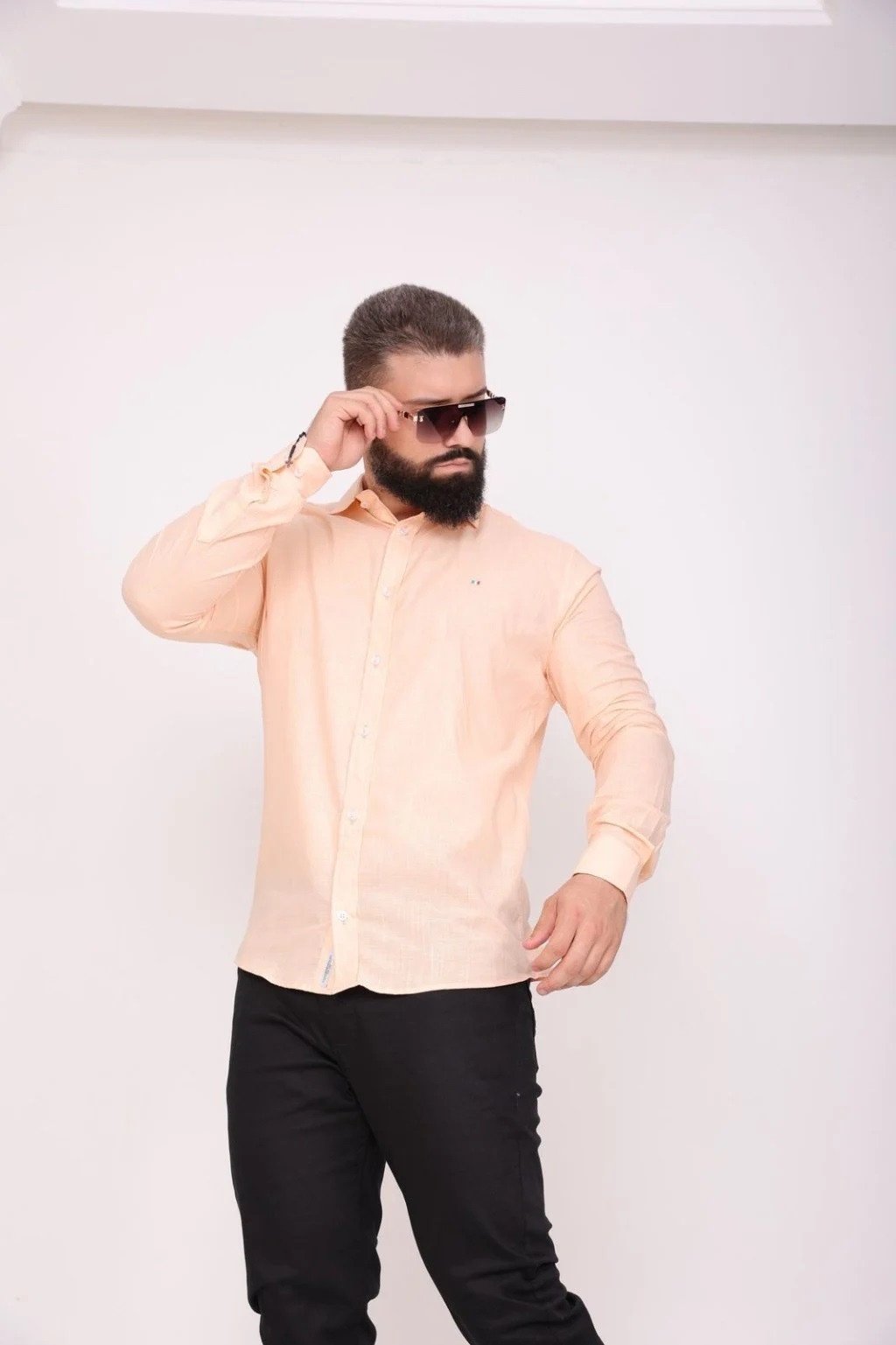 CAMISA RUSTIC FLAMÊ MANGA LONGA SALMÃO
