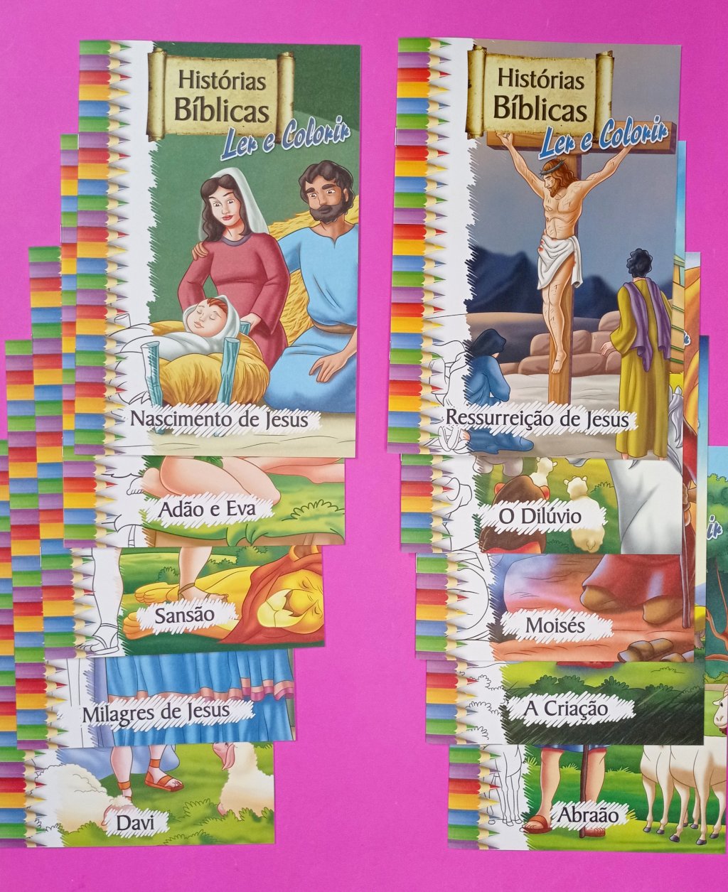 Histórias Bíblicas -Ler e Colorir