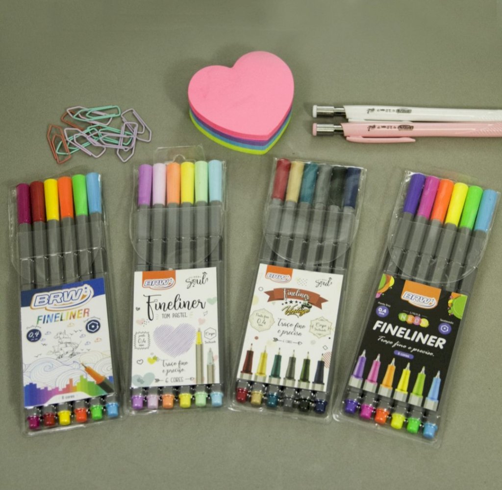 Kit Fineliner 6 unidades 