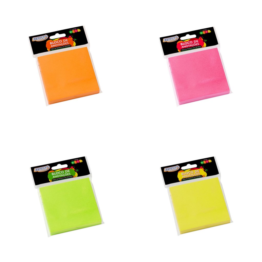 Bloco de anotações 76 X 76 - BRW