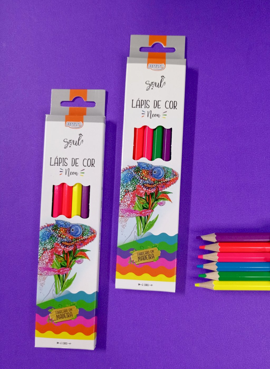 Lápis de Cor Neon - BRW