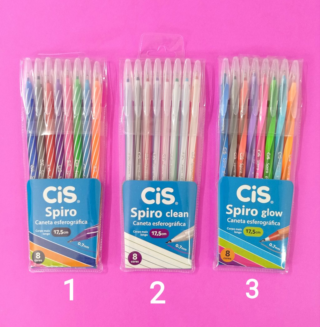 Kit 8 cores - Cis Spiro