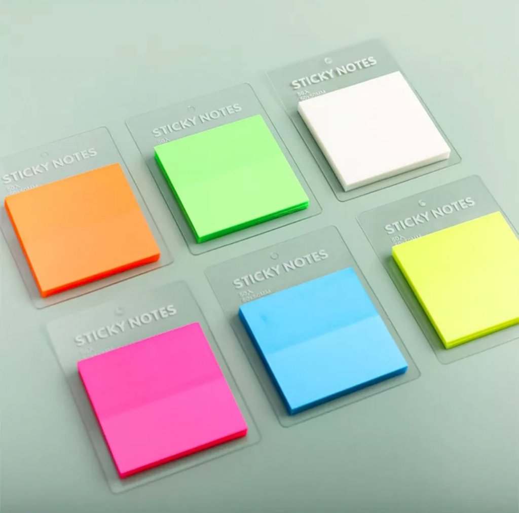 Nota Adesiva Transparente (Neon)