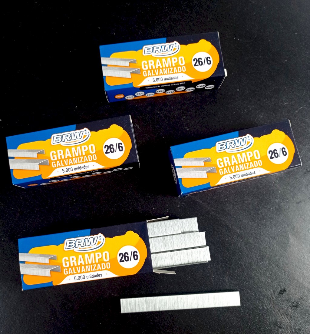 Grampos Galvanizados 26/6 - BRW