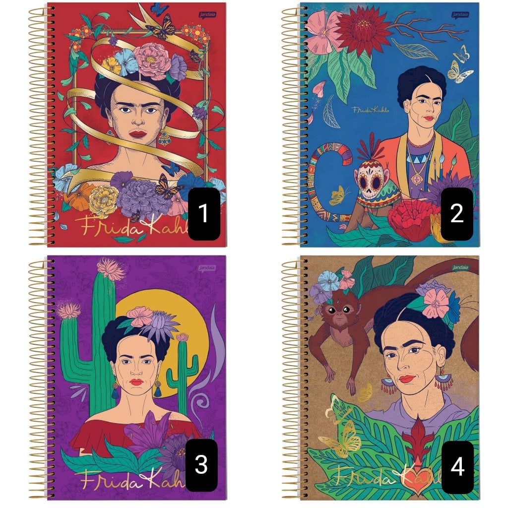Caderno Colegial Frida - 1 matéria