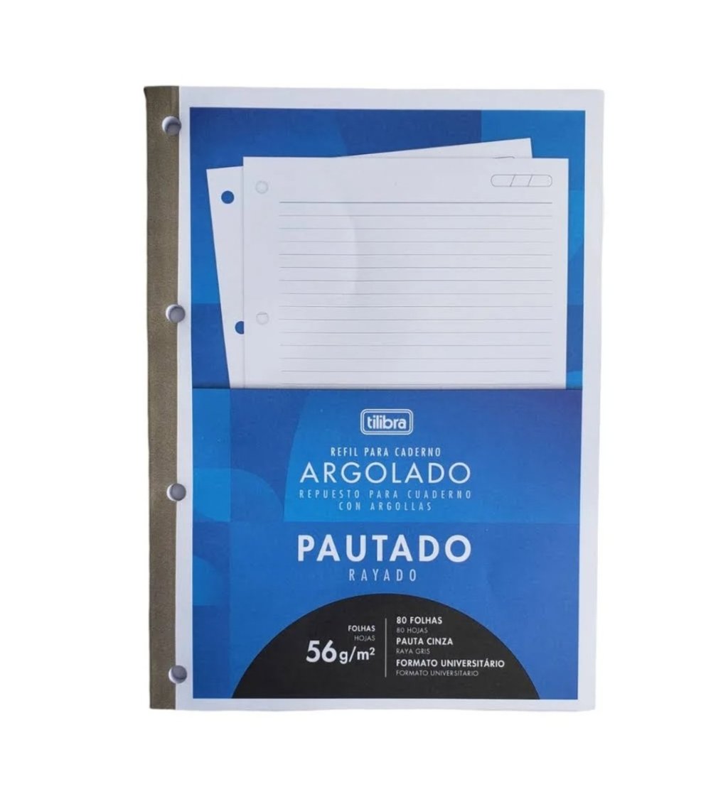 Refil de folhas p/ caderno argolado 56g