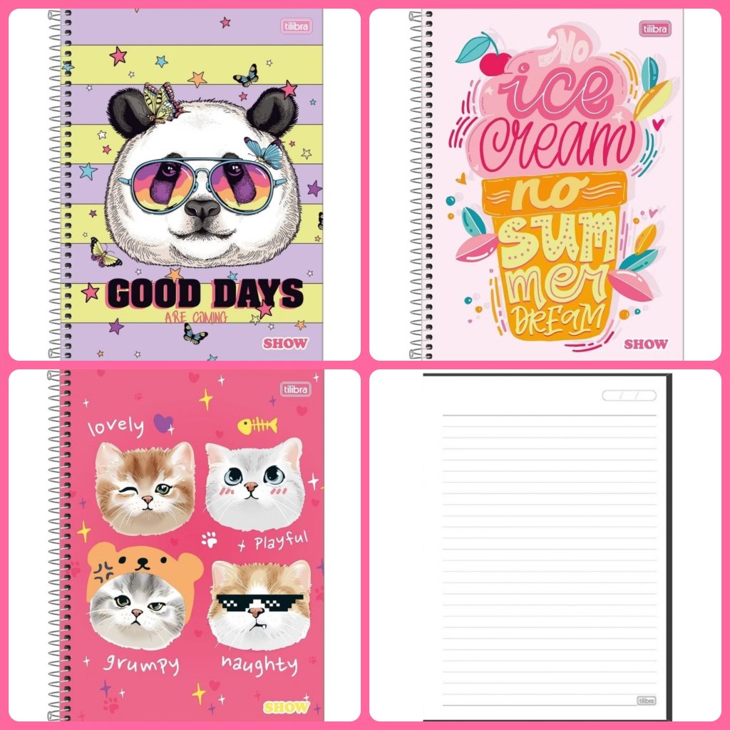 Caderno Show 10 matérias - Tilibra 