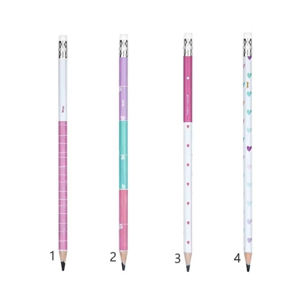 Lápis Estampado Love - BRW 