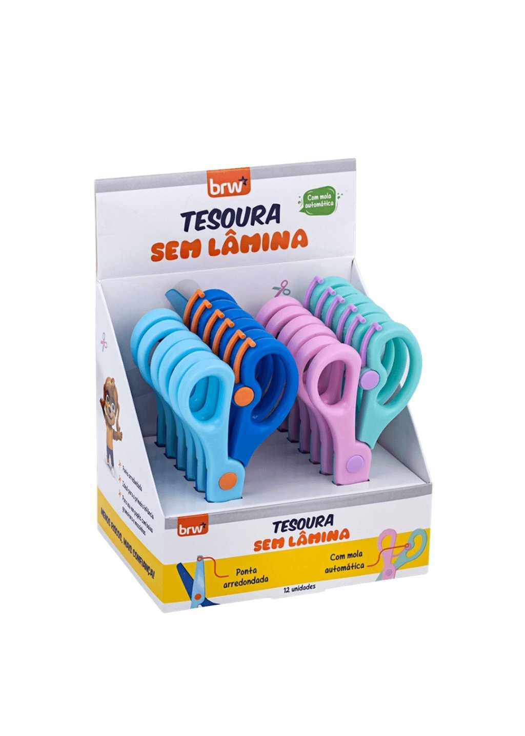 Tesoura sem lâmina e mola - BRW 