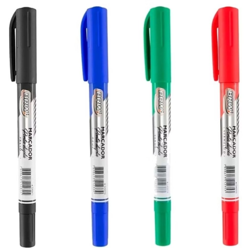 Marcador Permanente Ponta Dupla (BRW)