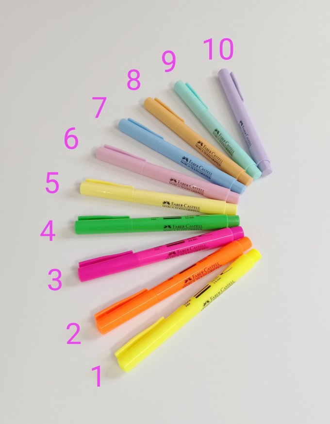 Marca Texto Grifpen - Pastel e Neon