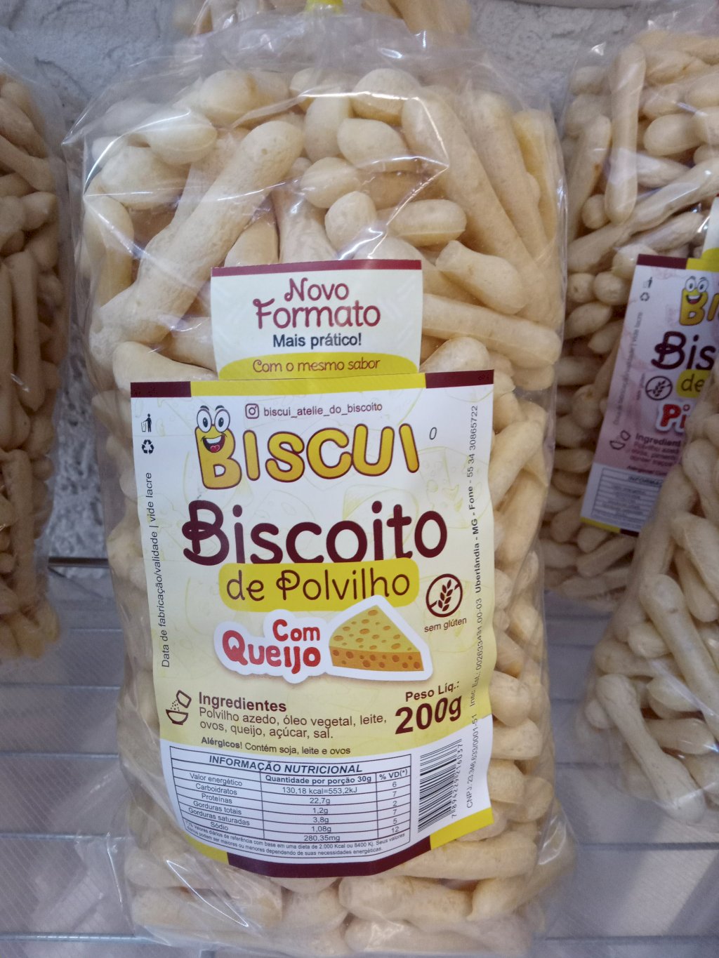 Biscoito de polvilho com queijo - Biscui