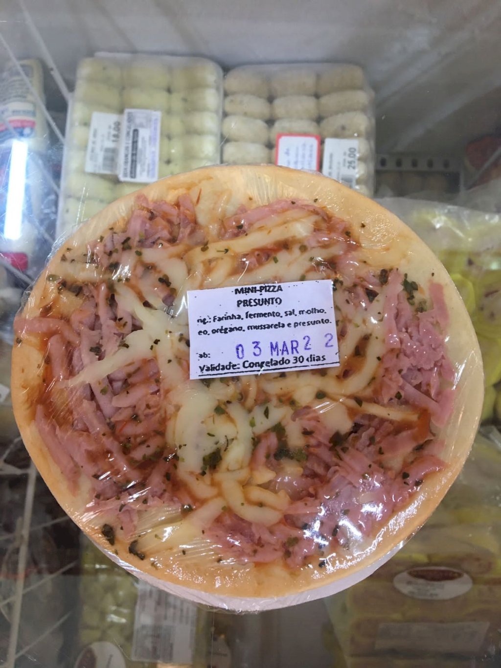 Mini Pizza Artesanal Presunto