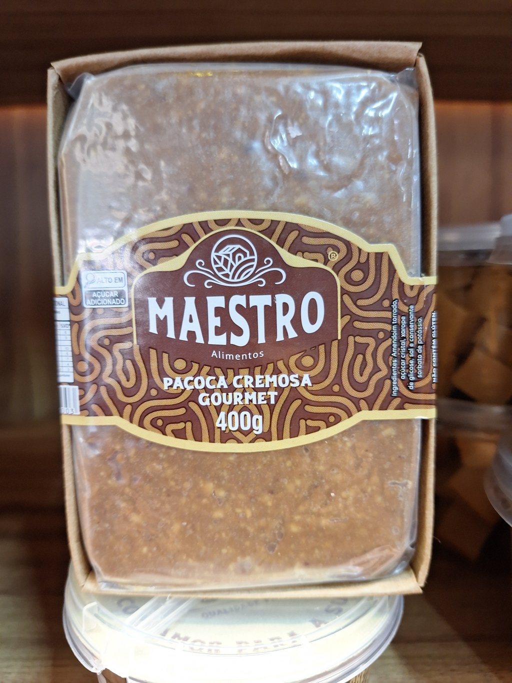 Paçoca cremosa gourmet MAESTRO 400g