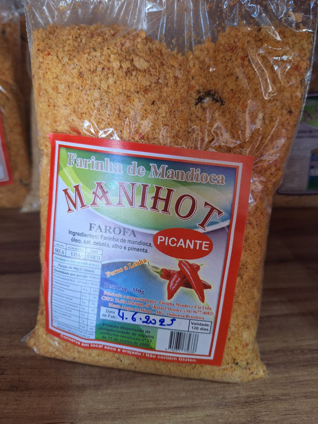 Farinha de Mandioca MANIHOT picante 