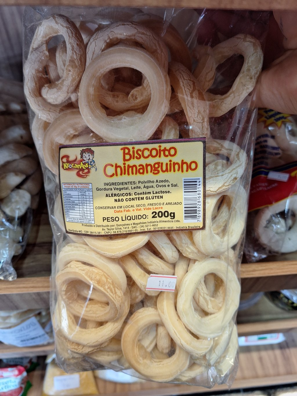 Biscoito chimanguinho 200g