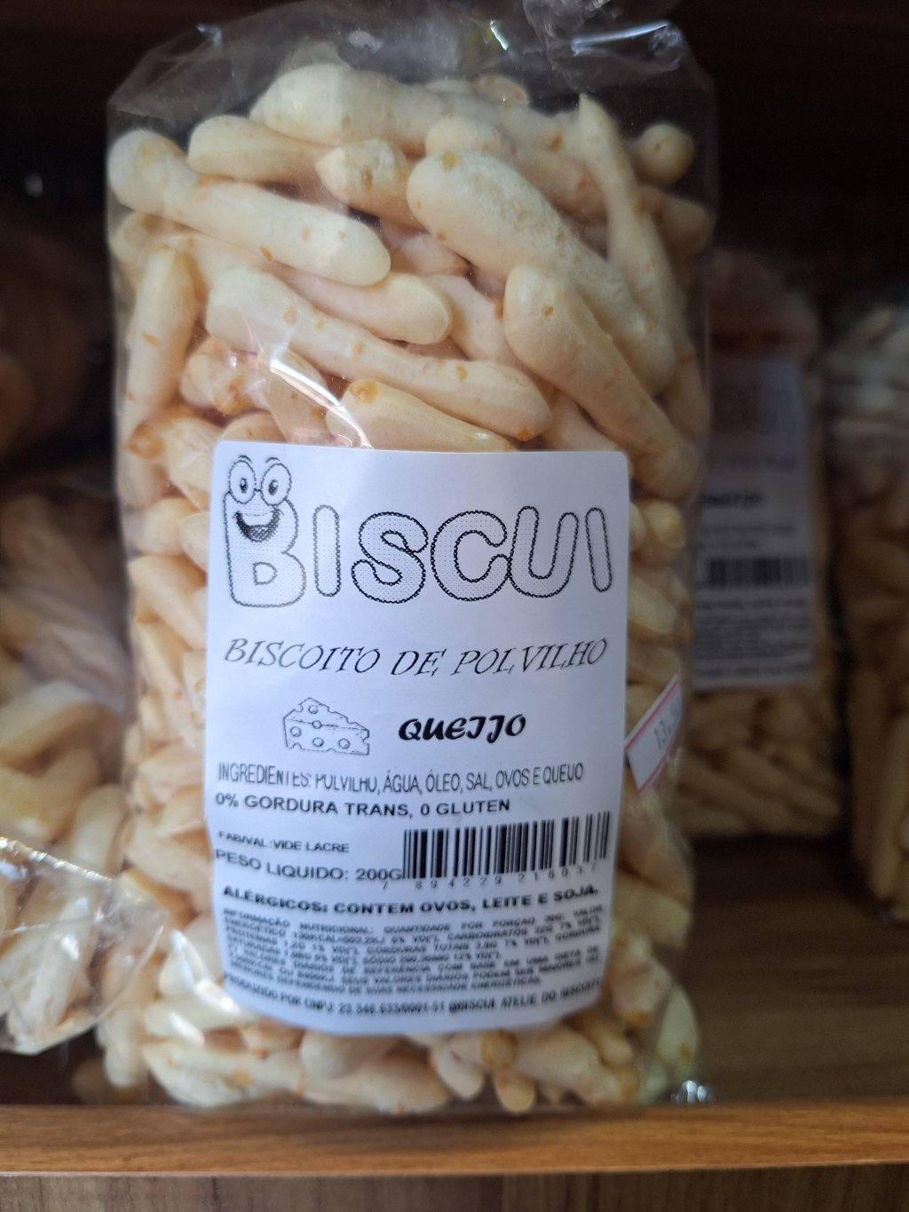 Biscoito de polvilho de queijo BISCUI