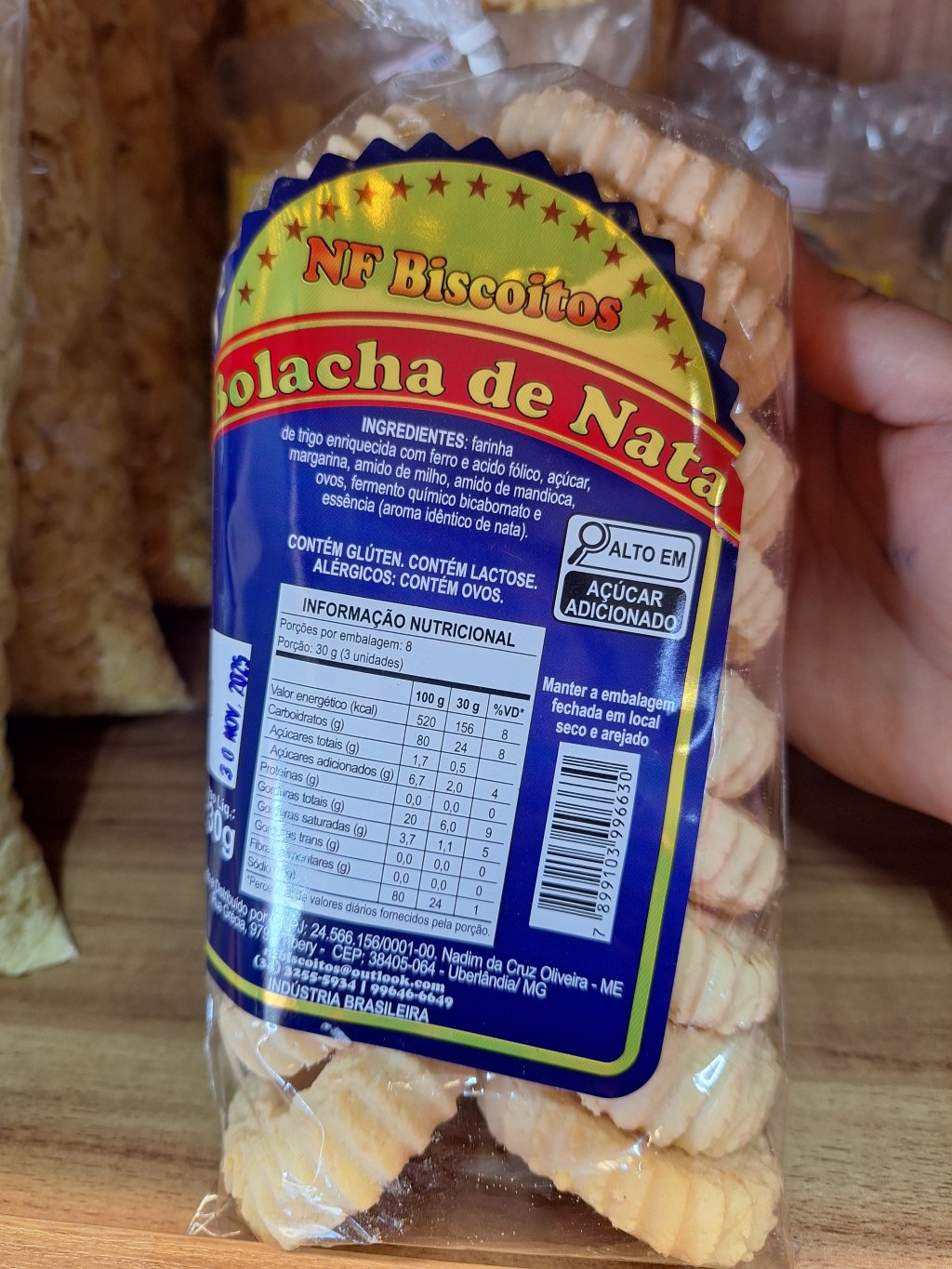 Bolacha de Nata - NF 230g 