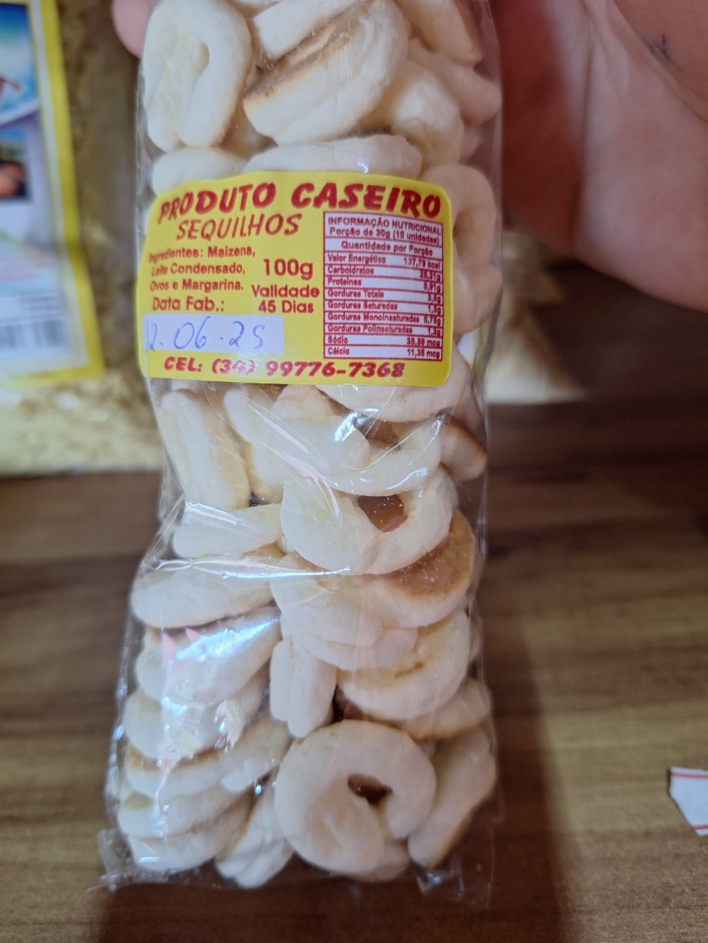 Sequilhos caseiro 100g