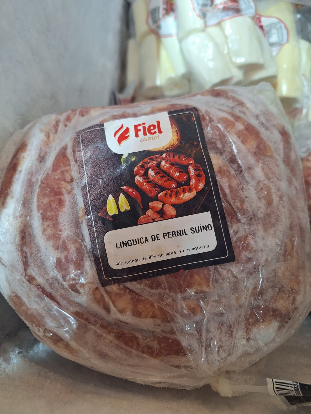 Linguiça de Pernil Suíno sem pimenta - Fiel Carnes