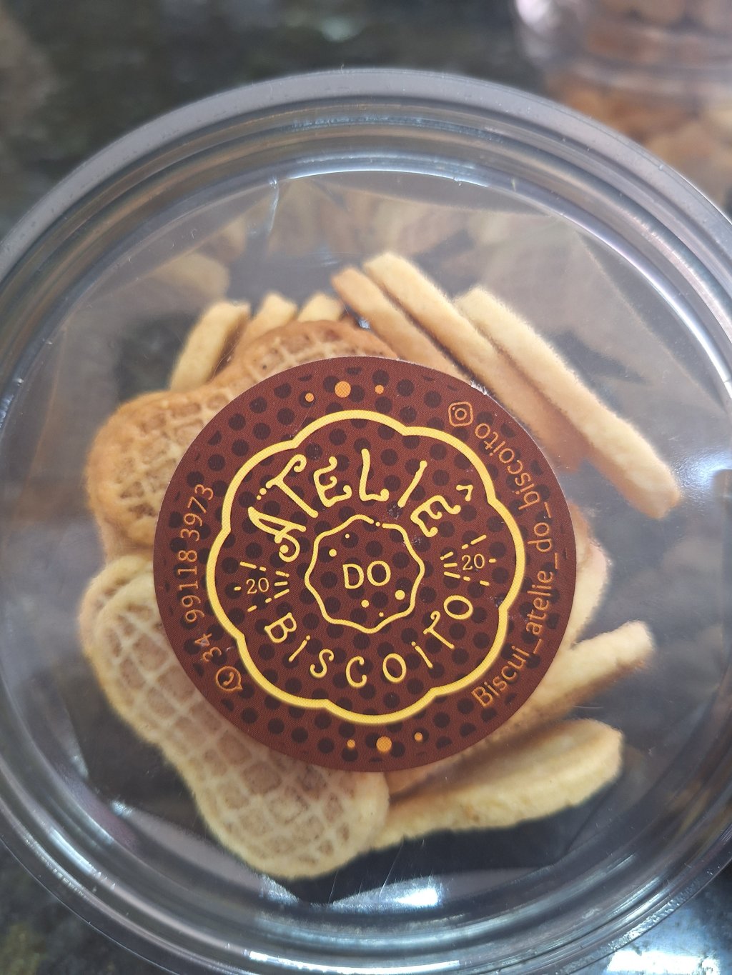 Biscoito de Nata amanteigado amendoim 