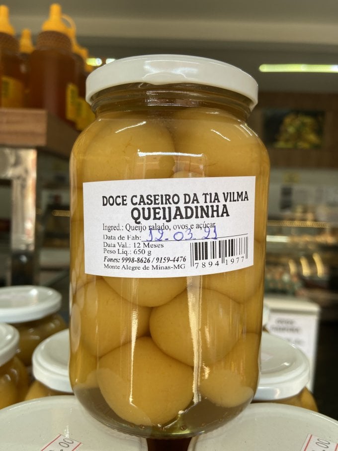 Doce de Queijadinha - Doces Caseiros Tia Vilma 