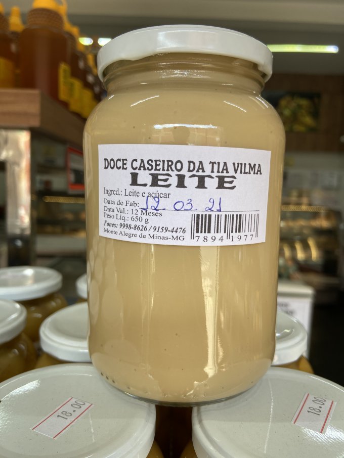Doce de Leite - Doces Caseiros Tia Vilma 