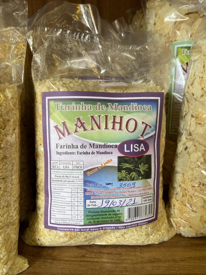 Farinha de Mandioca Lisa goiana - Manihot