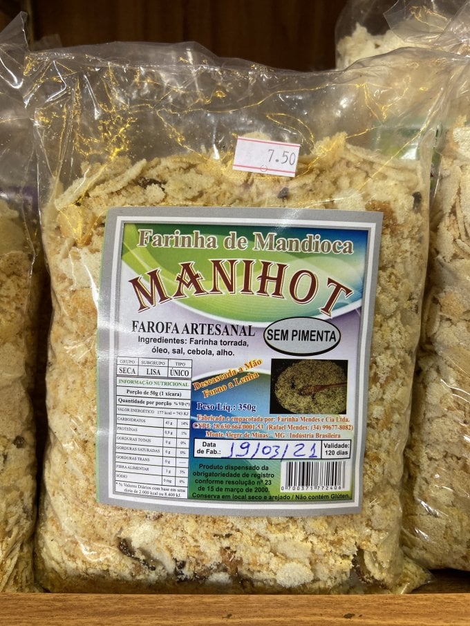 Farinha de Mandioca Sem Pimenta - Manihot