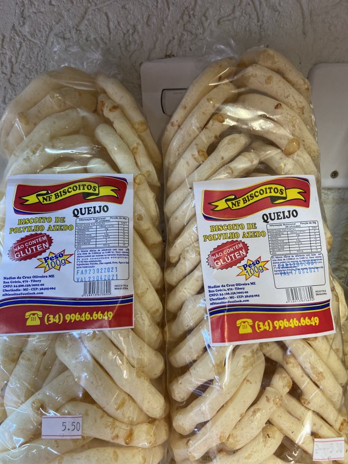 Biscoito de Polvilho Azedo de queijo - NF Biscoitos
