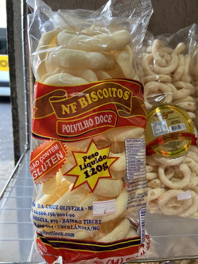 Biscoito de Polvilho Doce - NF Biscoitos