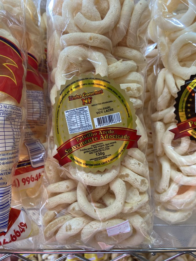 Biscoito de Polvilho Azedo Adocicado - Linha Gourmet NF 