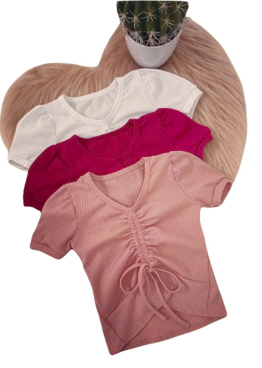 BLUSINHA FRANZIDA INFANTIL