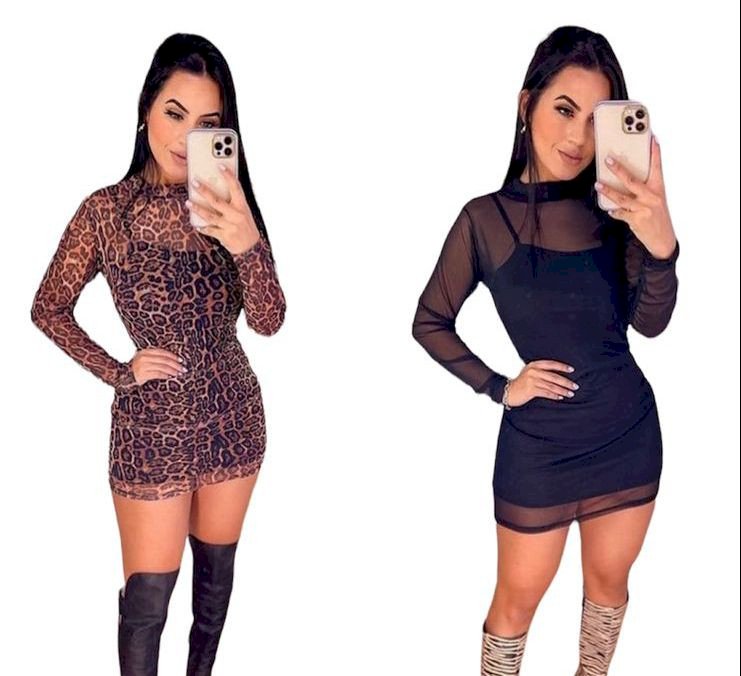 MODELAGEM VESTIDO MANGA LONGA COM GOLA ALTA COM FORRO