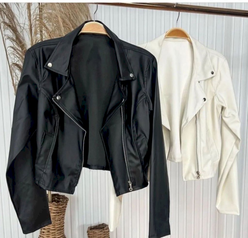 JAQUETA COM ZÍPER LATERAL FEMININO