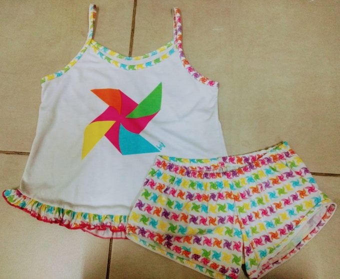 SHORTS DOLL ALÇA VIÉS INFANTIL 