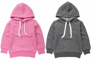 BLUSA MOLETOM FECHADO COM CAPUZ INFANTIL