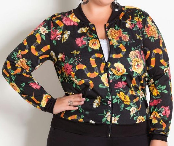 BOMBER PLUS SIZE